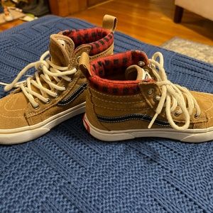 Boys high top vans size 1.5